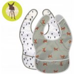 Lässig Babies Lightweight Bib Little Forest fox – Zboží Mobilmania