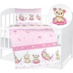 Bellatex Dětské povlečení bavlna Agáta 90 x 135 cm 45 x 60 cm růžová – Sleviste.cz