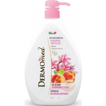 Dermomed Frangipani + Peach sprchový gel dávkovač 1000 ml