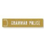 Grammar Police Metal Bkmark Stencil – Hledejceny.cz