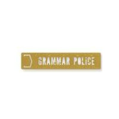 Grammar Police Metal Bkmark Stencil – Hledejceny.cz