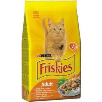 Friskies Cat Adult s kuřetem a zeleninou 10 kg