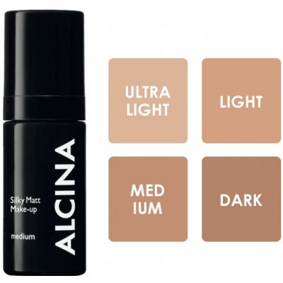 Alcina Silky Matt matující make-up ultralight 30 ml – Zboží Mobilmania