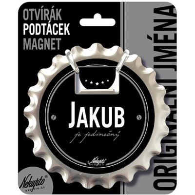 Nekupto Otvírák na pivo, podtácek se jménem - Jakub – Hledejceny.cz