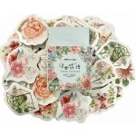 Sada samolepek - Pastelové květiny (46ks) – Zboží Živě