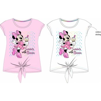 EPLUSM dívčí tričko Minnie Mouse růžová
