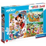 Clementoni Mickey a kamarádi 25266 3 x 48 dílků – Hledejceny.cz