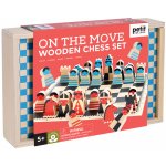Petit Collage Dřevěné šachy Na tahu – Zboží Živě