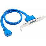 Akyga ATX Slot cover 2 x USB 3.0 AK-CA-47 AK-CA-47 – Zboží Živě