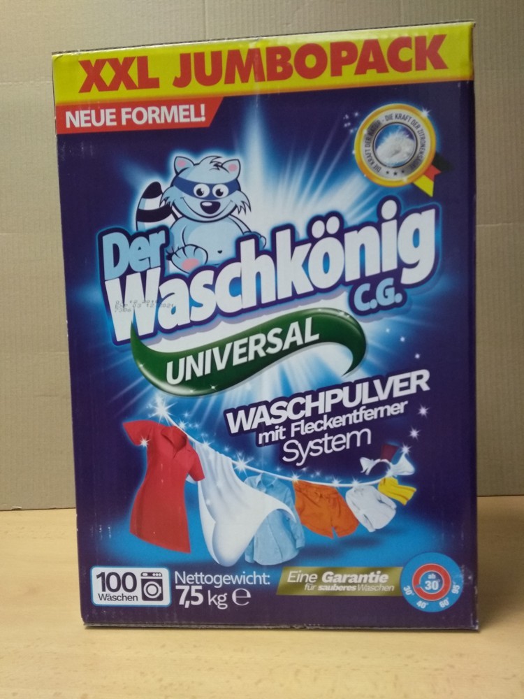 Waschkönig universální prací prášek 7,5 kg od 319 Kč - Heureka.cz