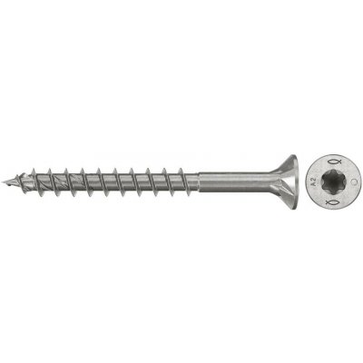 Fischer 574079 šrouby do dřevotřísky 4.5 mm 50 mm TX Nerezová ocel 200 ks – Hledejceny.cz