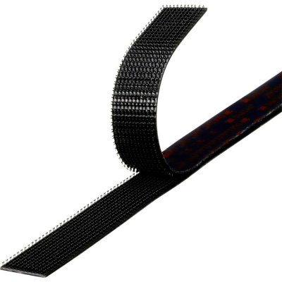 3M Dual Lock SJ3552CF pásek se suchým zipem, lepicí, kulaté hlavičky, (d x š) 1 m x 25 mm, černá, metrové zboží – Hledejceny.cz