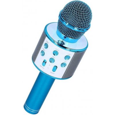 Izoxis Karaoke bluetooth mikrofon Modrá – Zboží Dáma