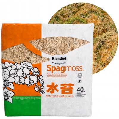 Besgrow Spagmoss novozélandský rašeliník pro rostliny 0,5 kg / 40 l – Sleviste.cz