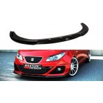 Maxton Design spoiler pod přední nárazník pro Seat Ibiza FR Mk4, černý lesklý plast ABS – Zboží Mobilmania