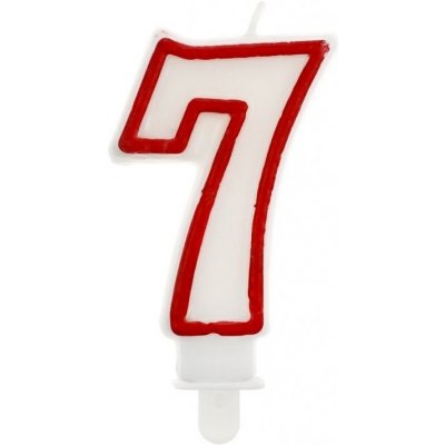Wimex Dortová svíčka číslo 7 37007 – Hledejceny.cz
