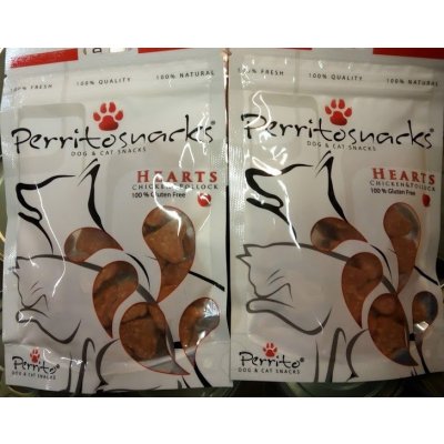 Perrito snacks Heart Chicken Pollock pro psy & kočky 50 g