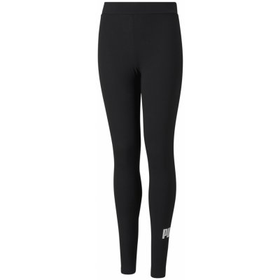 PUMA ESS LOGO LEGGINGS G black 58703501 Černá – Zboží Dáma