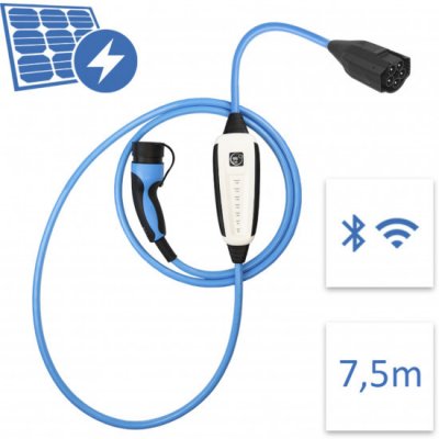 NRGkick Mobile Wallbox 32A 7,5m Pure für PV Laden weiß 22 kW 7,5 Meter Kabel WLAN | Zboží Auto