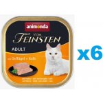 Animonda Vom Feinsten Adult drůbeží, telecí 6 x 100 g – Sleviste.cz