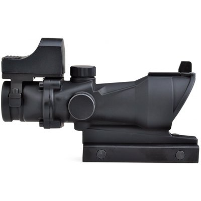 Aim O ACOG 4×32 s miniaturním červeným bodem černý – Zboží Mobilmania