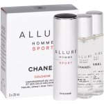 Chanel Allure Sport EDC 3 x 20 ml pro muže dárková sada – Hledejceny.cz