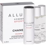 Chanel Allure Sport EDC 3 x 20 ml dárková sada – Zboží Mobilmania