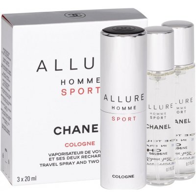 Chanel Allure Sport EDC 3 x 20 ml pro muže dárková sada – Hledejceny.cz