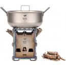 KEITH Titanium Alloy Backpacking Wood Stove