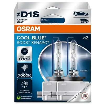 OSRAM XENARC COOL BLUE BOOST 85V 35W PK32d-2 (D1S) 66140CBB-2HB – Hledejceny.cz
