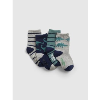 GAP Dětské ponožky crew socks, 4 páry