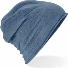 Čepice jersey beanie tmavá džínová