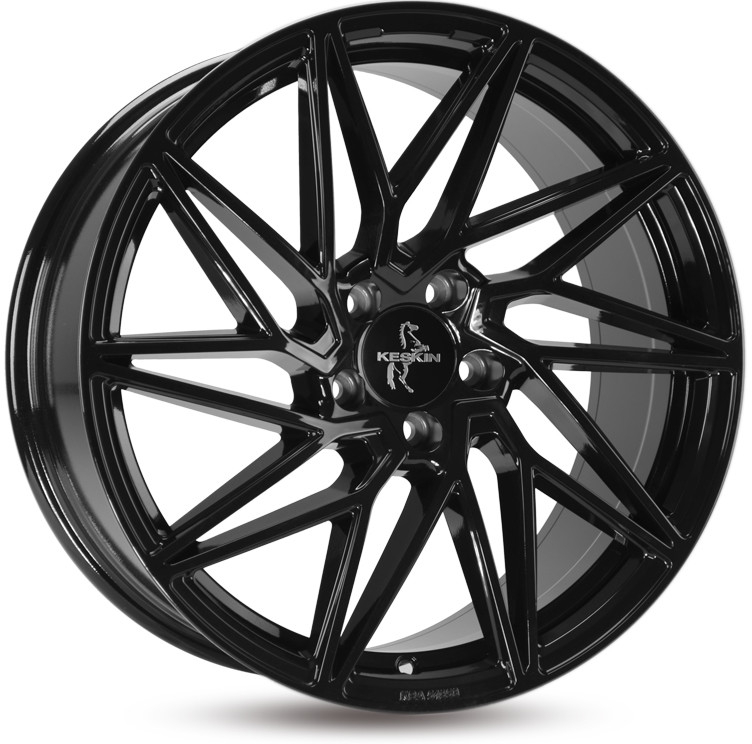 Keskin KT20 8x18 5x100 ET30 black polished