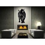 Weblux vzor n73953116 Samolepka na zeď - rhino tattoo prachy Afrika animální, rozměry 170 x 100 cm – Zbozi.Blesk.cz