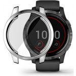 VSECHNONAMOBIL Ochranný obal Garmin Vivoactive 4S / Garmin Venu 2S stříbrný 33334 – Zboží Živě