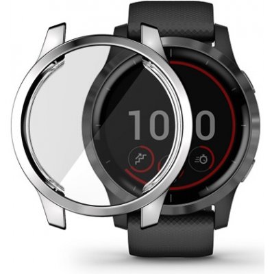 VSECHNONAMOBIL Ochranný obal Garmin Vivoactive 4S / Garmin Venu 2S stříbrný 33334 – Zboží Živě