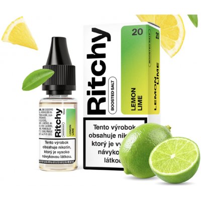 Ritchy Salt Lemon Lime 10 ml 20 mg – Zbozi.Blesk.cz