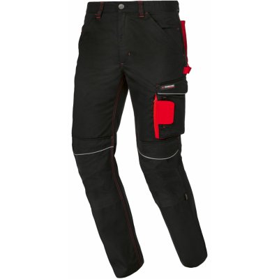 Parkside Performance pánské pracovní kalhoty černá/červená – Zboží Mobilmania