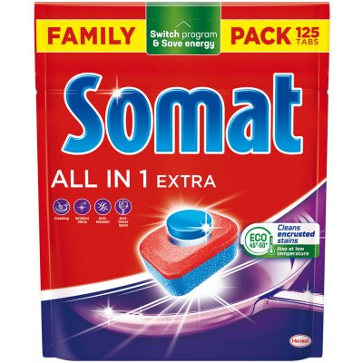 Somat All in 1 Extra Lemon & Lime tablety do myčky 125 ks – Zboží Mobilmania