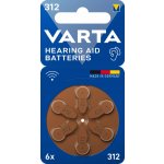Varta Hearing Aid Batteries Type 312 6ks 24607101416 – Sleviste.cz