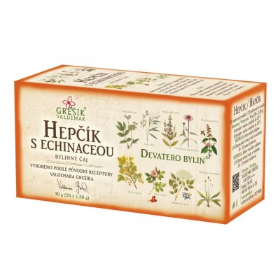 Grešík Hepčík čaj 20 x 1,5 g – Hledejceny.cz