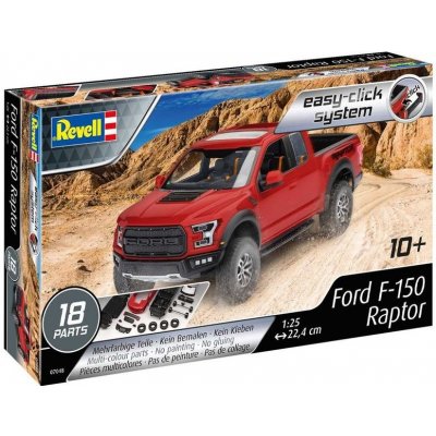 Revell Ford F 150 Raptor 2017 Easy Click 07048 1:25 – Zboží Mobilmania