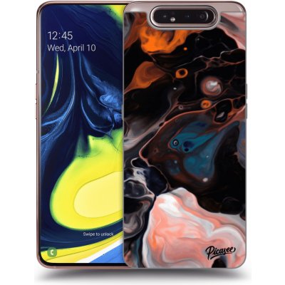 Pouzdro Picasee silikonové Samsung Galaxy A80 A805F - Cream čiré – Zboží Mobilmania