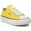 Dětské tenisky Tommy Hilfiger Low Cut Lace Up Sneaker T3A4 32118 0890 žlutá