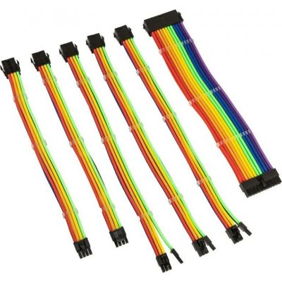 Kolink Core Adept Braided Cable Extension Kit Rainbow COREADEPT-EK-RBW – Zboží Mobilmania