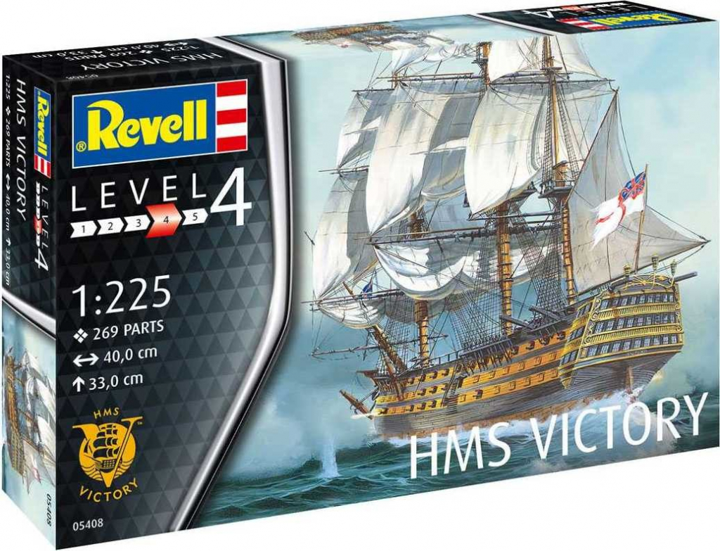 Revell Plastic ModelKit loď 05408 H.M.S. Victory 1:225