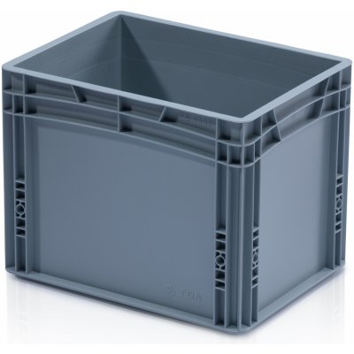 TBA Plastová Euro přepravka 400 x 300 x 320 cmmm plný úchyt – Sleviste.cz