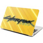 Sablio Samolepka na notebook Cyberpunk 2077 Žlutý - 38x26 cm – Zboží Mobilmania