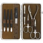 GöSol Solingen Dámská kožená manikúra 1842-100 hnědá pštros – Zboží Dáma