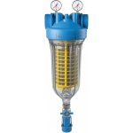 ATLAS FILTRI HYDRA BIG 6/4" RAH 90mcr SX 8BAR 45°C s odkalením a manometry 6310333 – Hledejceny.cz